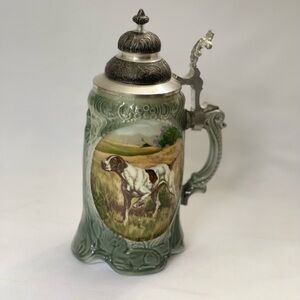 Vintage English pointer Stein **Rare Find Collectible